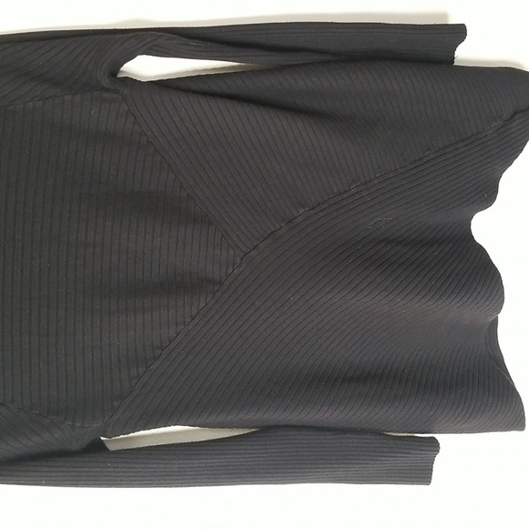 Worthington womens open front sweater black - Picture 4 of 7